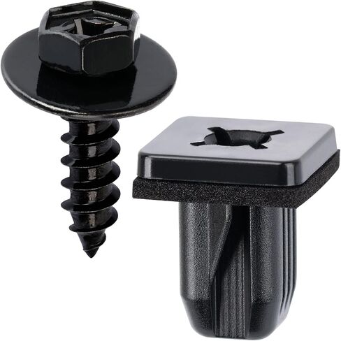 OAUTOO 10Sets Bumper Cover Side Support & Lock motor cable Grommet with Screw Kit for Toyota & Lexus 90189-06203 90159-60477 Prius IS LS RX 2004-On in Saudi Arabia
