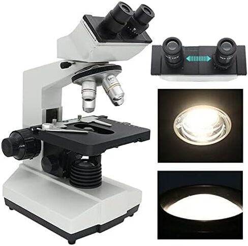 المجهر 40-1600X المجهر البيولوجي المجهر المجهر مرحلة ميكانيكية ثنائية الطبقة (النوع ب) in Kuwait