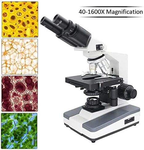 المجهر 40-1600X المجهر البيولوجي المجهر المجهر مرحلة ميكانيكية ثنائية الطبقة (النوع ب) in Kuwait