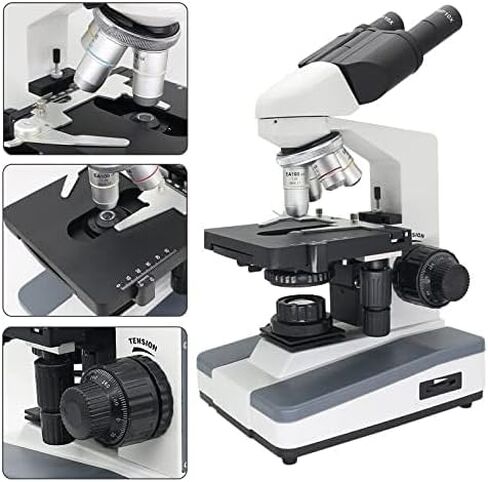 المجهر 40-1600X المجهر البيولوجي المجهر المجهر مرحلة ميكانيكية ثنائية الطبقة (النوع ب) in Kuwait
