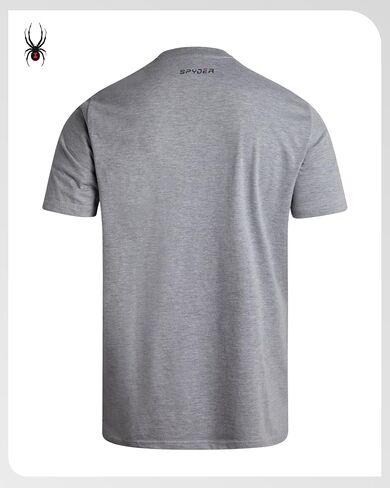 Spyder Mens Graphic T-Shirts - Soft Cotton Blend Classic Crewneck Short Sleeve Shirts for Men, Casual Shirts for Daily Wear in Saudi Arabia