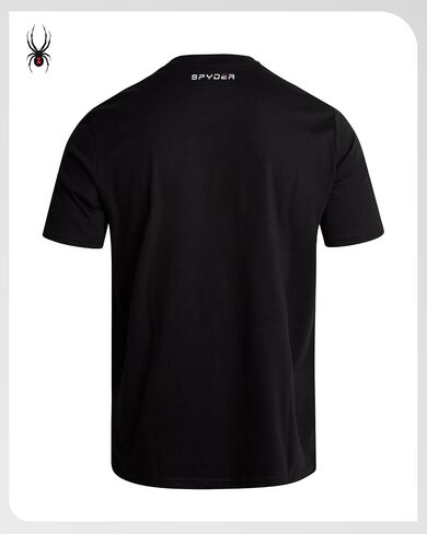 Spyder Mens Graphic T-Shirts - Soft Cotton Blend Classic Crewneck Short Sleeve Shirts for Men, Casual Shirts for Daily Wear in Saudi Arabia