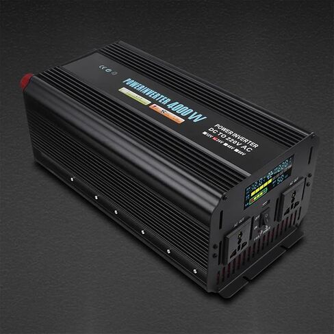 DZ 2000W 2500W Power Inverter DC 12V 24V 48V to AC 220V 230V Transformer with USB Socket Charging with LED Display car(2000w,DC24V-AC220V-UNIVERSAL) in Kuwait