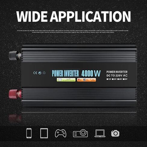 DZ 2000W 2500W Power Inverter DC 12V 24V 48V to AC 220V 230V Transformer with USB Socket Charging with LED Display car(2000w,DC24V-AC220V-UNIVERSAL) in Kuwait