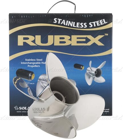 SOLAS 9553-145-15 Prop Rubex HR4 115HP-Up 14 1/2 x 15 Pitch 4 Blade RH Stainless in Saudi Arabia