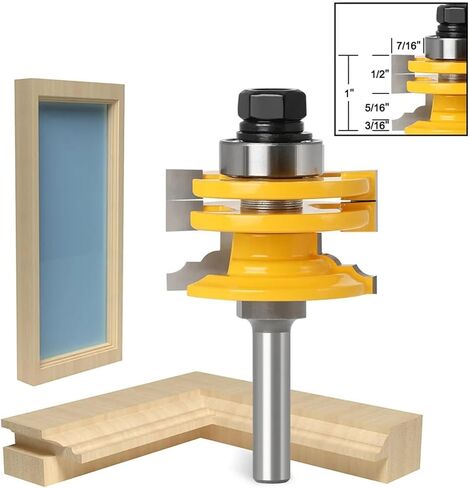 8/12mm Handle Window Milling Cutter Computer Engraving Machine Slotting Tool 1Pcs(12mm) in Kuwait