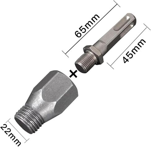 Dry Drilling Thread Water Drill Bit Fast 63 Air Conditioning Concrete Wall Water Drill Machine 1Pcs(76x370mm) in Saudi Arabia