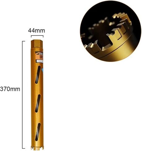 Dry Drilling Thread Water Drill Bit Fast 63 Air Conditioning Concrete Wall Water Drill Machine 1Pcs(76x370mm) in Saudi Arabia