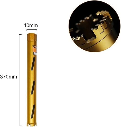 Dry Drilling Thread Water Drill Bit Fast 63 Air Conditioning Concrete Wall Water Drill Machine 1Pcs(76x370mm) in Saudi Arabia