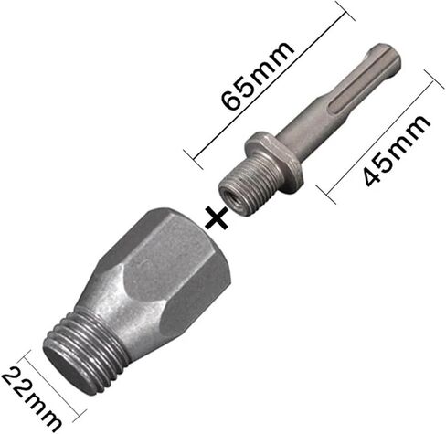 Dry Drilling Thread Water Drill Bit Fast 63 Air Conditioning Concrete Wall Water Drill Machine 1Pcs(76x370mm) in Saudi Arabia