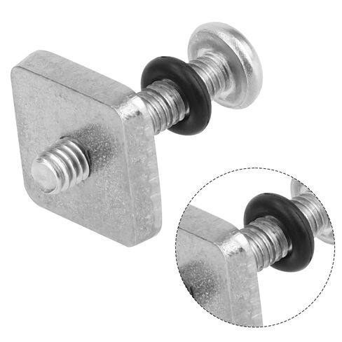 BOXOB 6pcs Thumb Fin Screws for Surfboard, 316 Stainless Steel Longboard Top Fin Screw and Plate with O Rings, Surfing Part Replacement Accessories for Surf Board and Inflatable SUP Paddle in Saudi Arabia