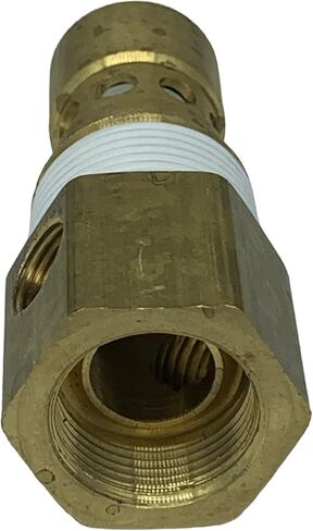 American American Made Compressor Brass Check Valve 5/8 "Flare المقلوب x 3/4" مع (1) 1/4 NPT-F & (1) 1/8 NPT-F ، متوافق مع Ingersoll Rand 85582229 97333165 32499766 in Saudi Arabia