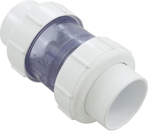 1795C20 5lb 2" Sxs Clear PVC Union Check Valve in Saudi Arabia
