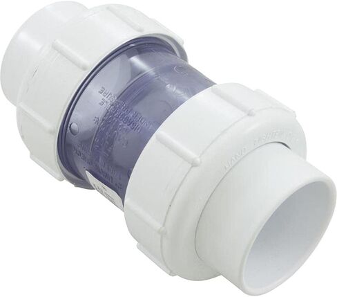 1795C20 5lb 2" Sxs Clear PVC Union Check Valve in Saudi Arabia