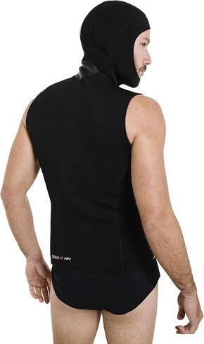 Cressi Men's Neoprene Thermal Layer Undersuit Neoprene 2mm - For Extra Warmth During Diving - Hooded Core Vest: Designed in Italy in Saudi Arabia