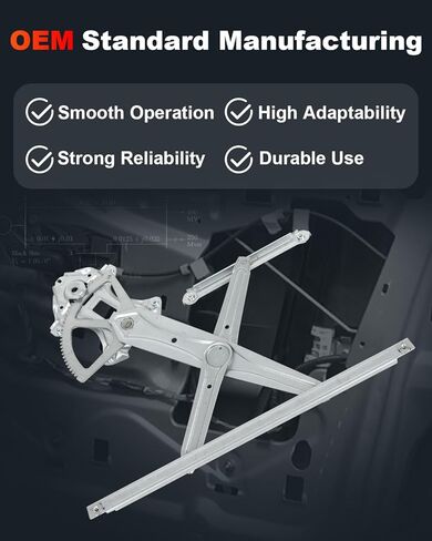 cciyu Power Window Regulator Replacement for 2000-2006 for Toyota Tundra With Motor Assembly Front Left Drivers Side in Kuwait