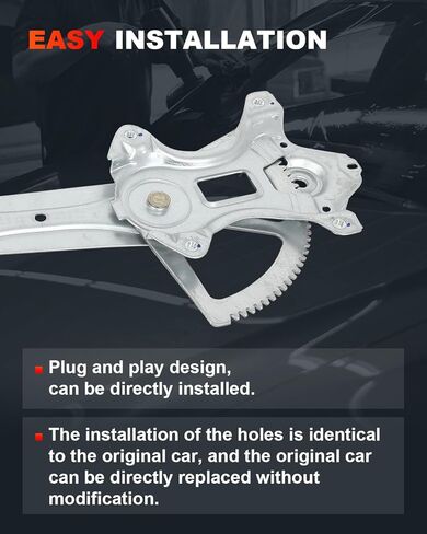 cciyu Power Window Regulator Replacement for 2000-2006 for Toyota Tundra With Motor Assembly Front Left Drivers Side in Kuwait