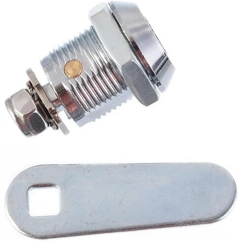 Cylinder Locks Door Cabinet Mailbox Padlock Drawer Cupboard Box Lock with 2 Keys for Furniture Hardware 1Pcs(M18-16) in Saudi Arabia
