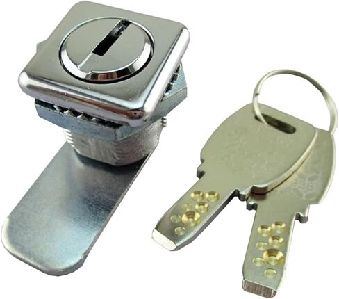 Square Cabinet Cam Lock 2 Computer Keys for Mail Box School Locker Office Drawer Hardware Rarelock MS549 1Pcs(MMS549-4) in Saudi Arabia