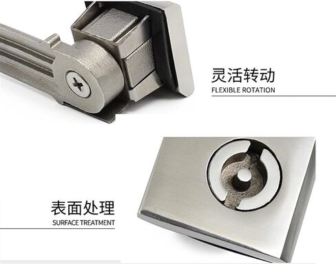 Square Stainless Steel Distribution Box Cabinet Door Lock MS813 Electric Cabinet Switch Electric Appliance Control Cabinet Lock 1Pcs(Zinc Alloy Lock) in Saudi Arabia