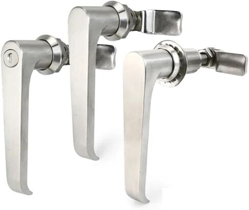Outdoor Electrical Control Cabinet Door Stainless Steel Handle Lock Mechanical Equipment Pull Handle Lock 1Pcs(XJJ-324-1) in Saudi Arabia