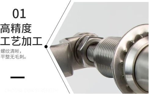 Outdoor Electrical Control Cabinet Door Stainless Steel Handle Lock Mechanical Equipment Pull Handle Lock 1Pcs(XJJ-324-1) in Saudi Arabia