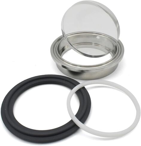 SAP 316L CAP CAP Sight Glass Tri Clamp Clamp Glass with Borosilicate Glass 1.5 "2" 2.5 "3" 4 "Tank View Glass (2.5inch) in Saudi Arabia