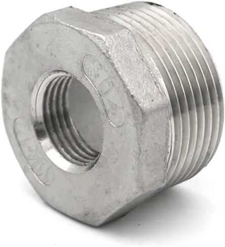 1pc 1/8 "1/4" 3/8 "1/2" 3/4 "1" 1-1/4 "تقليل جلبة BSPT ذكور أنبوب الخيط الأنابيب المناسب SS304 من الفولاذ المقاوم للصدأ (DN10 إلى DN6) in Saudi Arabia