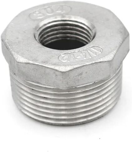 1pc 1/8 "1/4" 3/8 "1/2" 3/4 "1" 1-1/4 "تقليل جلبة BSPT ذكور أنبوب الخيط الأنابيب المناسب SS304 من الفولاذ المقاوم للصدأ (DN10 إلى DN6) in Saudi Arabia
