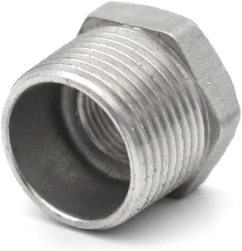1pc 1/8 "1/4" 3/8 "1/2" 3/4 "1" 1-1/4 "تقليل جلبة BSPT ذكور أنبوب الخيط الأنابيب المناسب SS304 من الفولاذ المقاوم للصدأ (DN10 إلى DN6) in Saudi Arabia