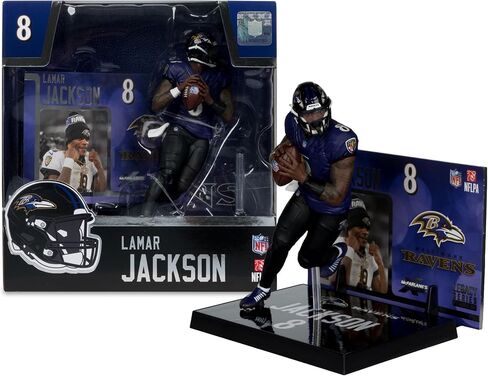 Lamar Jackson (Baltimore Ravens) (Purple/Black) NFL 7" Figure McFarlane in Saudi Arabia