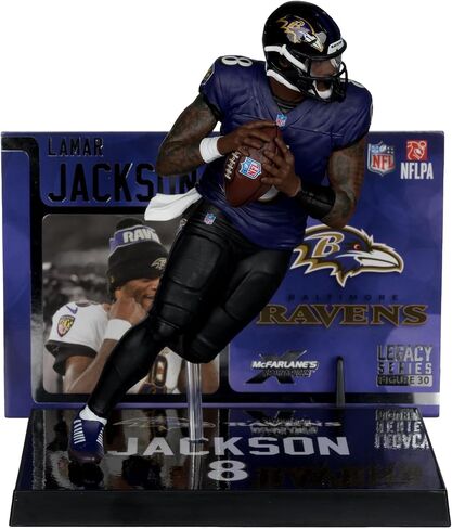 Lamar Jackson (Baltimore Ravens) (Purple/Black) NFL 7" Figure McFarlane in Saudi Arabia