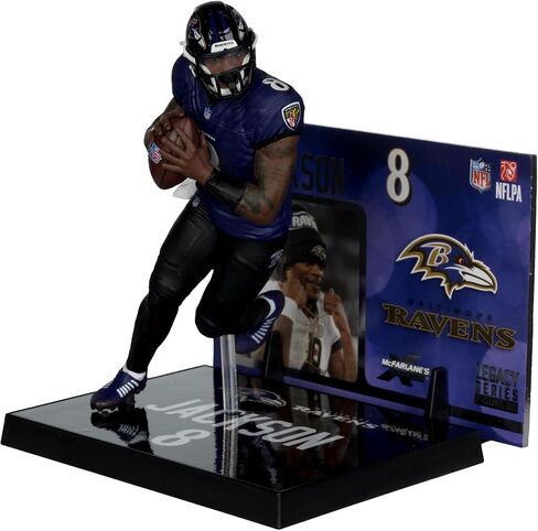 Lamar Jackson (Baltimore Ravens) (Purple/Black) NFL 7" Figure McFarlane in Saudi Arabia
