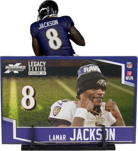Lamar Jackson (Baltimore Ravens) (Purple/Black) NFL 7" Figure McFarlane in Saudi Arabia