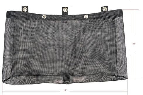 Rope/Chain/Anchor Bag, Black, Heavy Duty Mesh, Great for Boats or Shore Lines 25" X 14" X 3.5" in Saudi Arabia