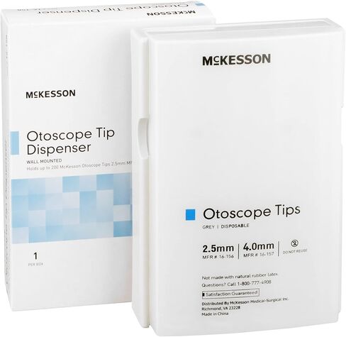 موزع نصائح McKesson Otoscope ، نافذة مخزون أمامي شبه شفاف ، سهلة الاستخدام-5.5 في × 8 بوصات ، 1. in Saudi Arabia