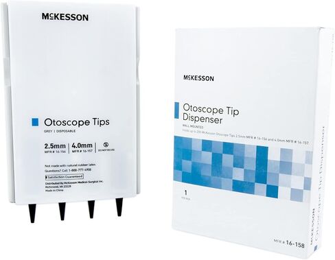 موزع نصائح McKesson Otoscope ، نافذة مخزون أمامي شبه شفاف ، سهلة الاستخدام-5.5 في × 8 بوصات ، 1. in Saudi Arabia