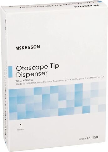 موزع نصائح McKesson Otoscope ، نافذة مخزون أمامي شبه شفاف ، سهلة الاستخدام-5.5 في × 8 بوصات ، 1. in Saudi Arabia