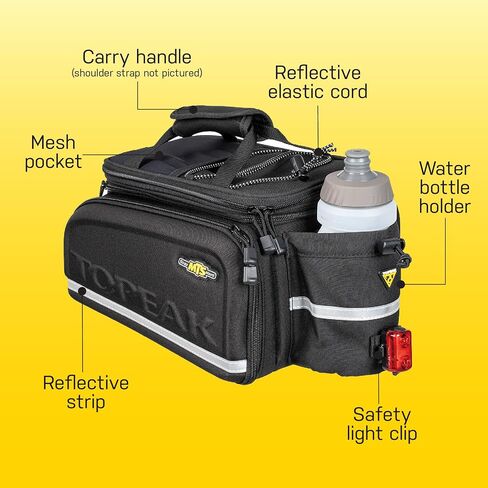Topeak MTS Trunkbag DXP BACECLE BACELICE مع PANNAIRES القابلة للتوسيع ، حزام MOUNT in Kuwait