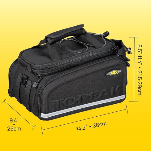 Topeak MTS Trunkbag DXP BACECLE BACELICE مع PANNAIRES القابلة للتوسيع ، حزام MOUNT in Kuwait