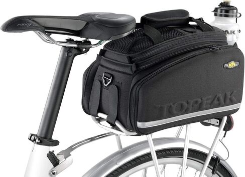 Topeak MTS TrunkBag DXP Rear Bicycle Bag with Expandable Panniers, Strap Mount in Saudi Arabia