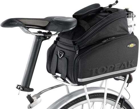 Topeak MTS TrunkBag DXP Rear Bicycle Bag with Expandable Panniers, Strap Mount in Saudi Arabia