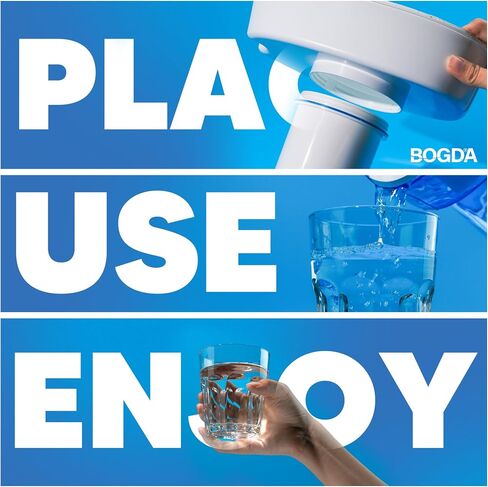 Bogda 6 Pack Pack Filter Plater Zero ، 5 مراحل متوافقة مع إبريق وموزع صفر ، مناسبًا لمرشحات استبدال مياه المرشح الصفر و ZR-001 ZR-017 ZR-004 in Kuwait
