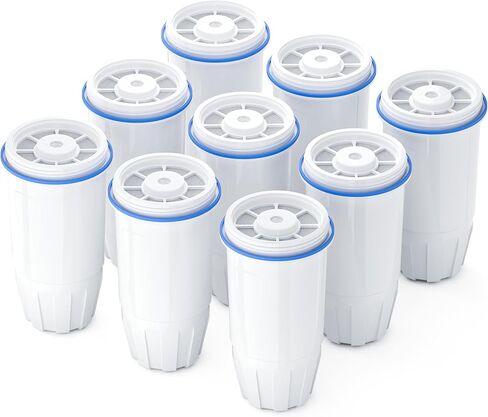Bogda 6 Pack Pack Filter Plater Zero ، 5 مراحل متوافقة مع إبريق وموزع صفر ، مناسبًا لمرشحات استبدال مياه المرشح الصفر و ZR-001 ZR-017 ZR-004 in Kuwait