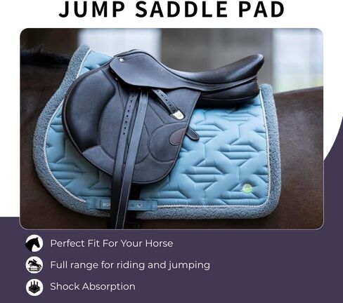 Esidewave All Wisplip Saddle Pad ، وسادة سرج Pro-Comfort English ، والراحة النهائية مع الحماية والأداء in Saudi Arabia