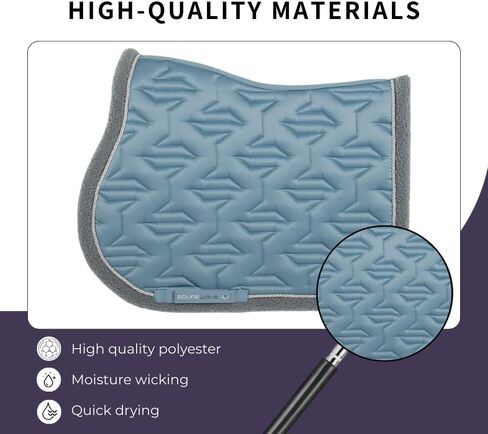 Esidewave All Wisplip Saddle Pad ، وسادة سرج Pro-Comfort English ، والراحة النهائية مع الحماية والأداء in Saudi Arabia