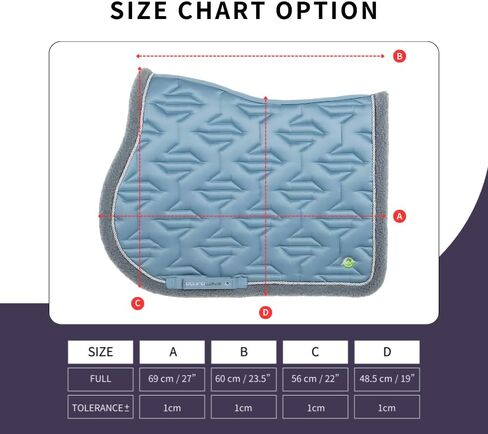 Esidewave All Wisplip Saddle Pad ، وسادة سرج Pro-Comfort English ، والراحة النهائية مع الحماية والأداء in Saudi Arabia