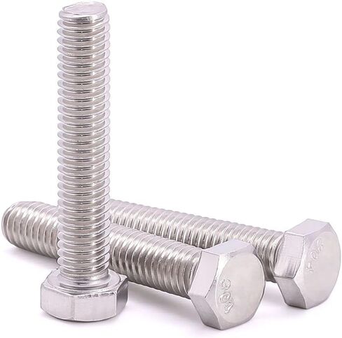 M8-1.25 x 70mm (8 Sets) Hex Bolt with Hex Nut, Large Flat Washers and Lock Washers Hardware Set Kit, Full Coarse Thread, 304 Stainless Steel 18-8 in Saudi Arabia