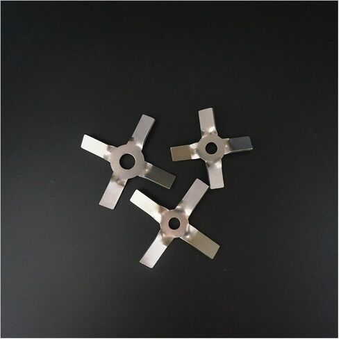 HMFang 1pcs lab Stainless Steel DIA40mm to 100mm Four Blade Propeller, Cross Paddle for lab Stirrer Mixer Blender Machine(8cm-8mm Push up) in Saudi Arabia