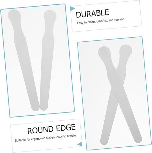 Cabilock 20-Piece Stainless Steel Tongue Spatulas for Clinics Professional Mixing Plates for Medical Use Sturdy and Autoclavable Supplies in Saudi Arabia